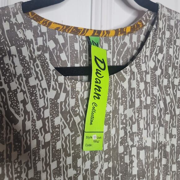 Womens House Dress ONE SIZE fits most Kaftan Beach CoverUp Cotton Colorful NEW - Picture 4 of 7